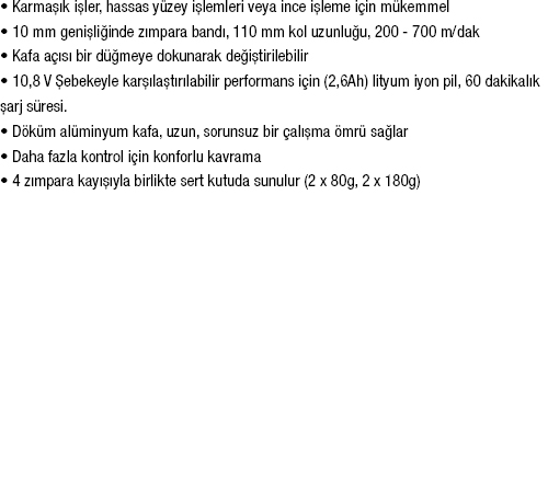 Proxxon Akülü Bantlı Zımparalama Seti